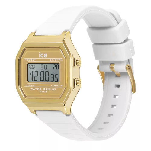 Ice-Watch Ice-Digit Retro White Gold S (32mm) 022049 karóra