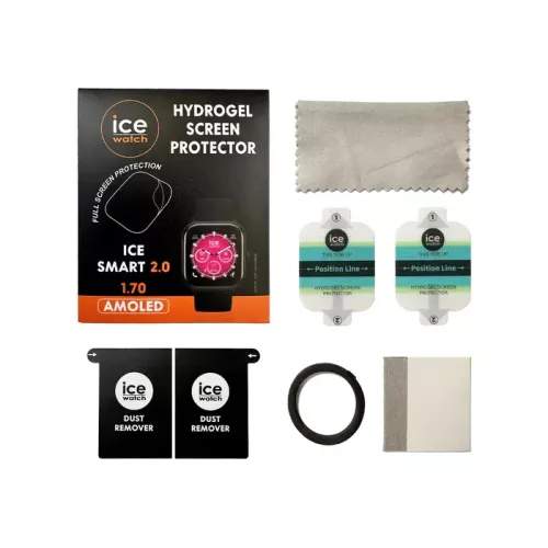 Kijelzővédő fólia ICE smart 1.70 okosórához – diszkrét és karcálló védelem