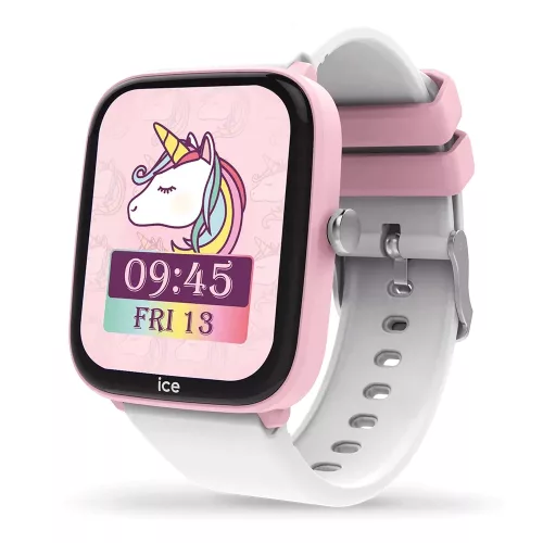 Ice-Watch Ice Smart Junior 3.0 Pink gyerek okosóra – rózsaszín-fehér szíj, AMOLED kijelző
