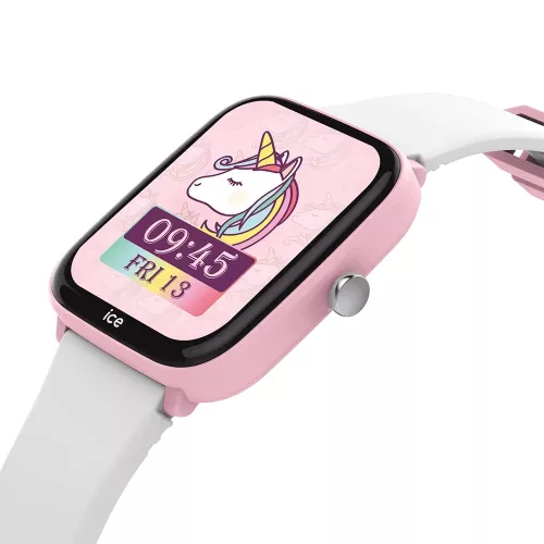 Ice-Watch Ice Smart Junior 3.0 Pink gyerek okosóra – rózsaszín-fehér szíj, AMOLED kijelző