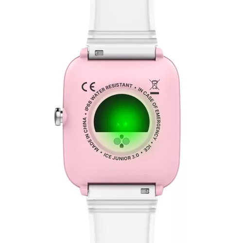 Ice-Watch Ice Smart Junior 3.0 Pink gyerek okosóra – rózsaszín-fehér szíj, AMOLED kijelző