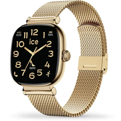 Ice-Watch ICE smart SQ 2.0 Gold Milanese 025234 okosóra – szögletes, AMOLED