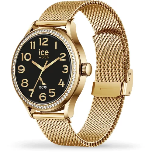 ICE Watch okosóra arany acél szíj kerek AMOLED kijelző