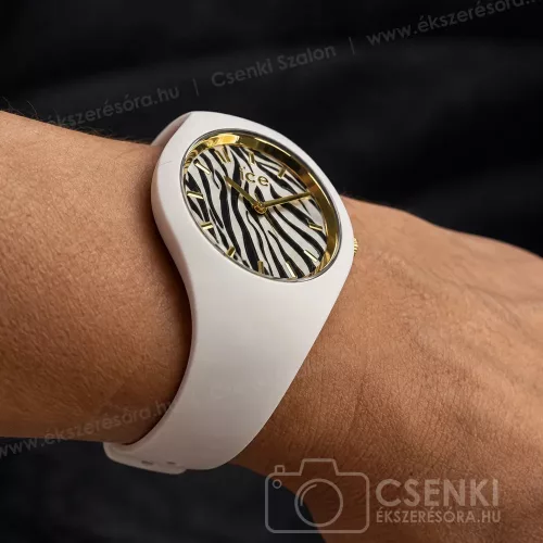 ICE-Watch ICE wild Almond Skin Zebra bézs-arany női karóra 025892