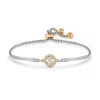 Nomination Royal Diamonds állítható női karkötő – rózsaarany bevonat, fehér cirkóniákkal (029801-017)