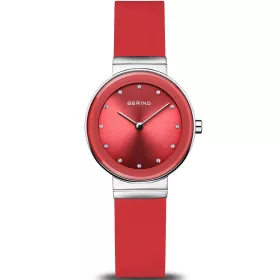 Bering 10129-503 női karóra – piros mesh szíj, piros számlap, acél tok, safír üveg