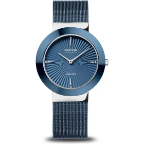 BERING női karóra kék számlappal gyémántokkal elegáns design