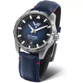 Vostok Europe N-1 Rocket Compact automata – kék számlap, kék bőr szíj, acél tok