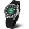 Vostok Europe Rocket Compact automata – zöld számlap, fekete kaucsuk szíj, acél tok