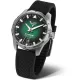 Vostok Europe Rocket Compact automata – zöld számlap, fekete kaucsuk szíj, acél tok