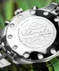 Vostok Europe női karóra – kék számlap, fém és fehér kaucsuk szíj, stopper