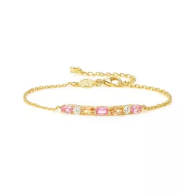 Nomination Colour Wave karkötő arany rózsaszín cirkon