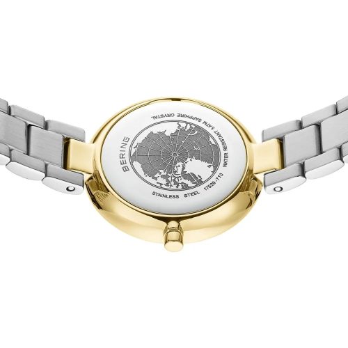 Bering 17529-730 női karóra – arany mesh szíj, világos számlap, gyémánt, safír üveg