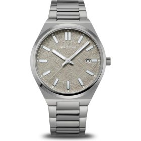 Bering Classic 17639-777 férfi karóra szürke számlappal, acél tokkal