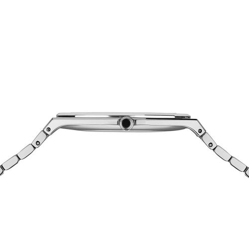 BERING × FTC 19641-709-P limitált férfi karóra – ezüst számlap, ultravékony acél tok