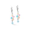 Coeur de Lion 2038/20-1522 fülbevaló – ezüst szín, pasztell kristály kövekkel