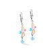 Coeur de Lion 2038/20-1522 fülbevaló – ezüst szín, pasztell kristály kövekkel