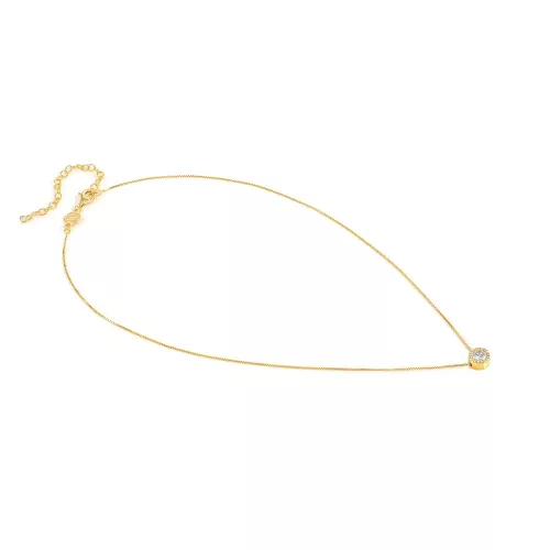 Nomination női karkötő – ezüst, arany tónus, cirkon kő