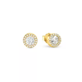 Nomination Seidivina 241404/012 női aranyozott ezüst fülbevaló fehér cirkónia