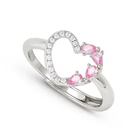   Nomination Szív Női Köves Gyűrű - 241900/004 - Shine Me Up