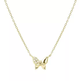 Nomination Petite Sparkle 242303/042 női aranyozott ezüst nyaklánc pillangó medállal
