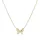 Nomination Petite Sparkle 242303/042 női aranyozott ezüst nyaklánc pillangó medállal