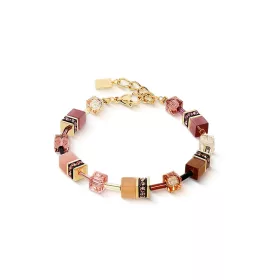 Coeur de Lion GeoCUBE Iconic Gold Blush karkötő arany és rózsaszín árnyalatokkal