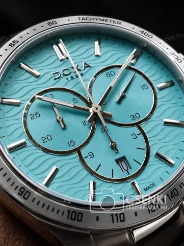 Doxa Trofeo Chronograph Tiffany Blue számlapos svájci férfi karóra