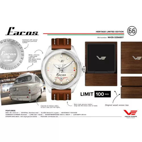 Vostok Europe Faros Heritage 325AS07 limitált automata karóra