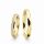 3 mm Sárga Körbeköves Karikagyűrű pár VD04S