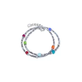 Coeur de Lion Joyful Colours Flex multicolor női karkötő ezüst színben