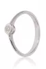Fehér arany gyémánt köves gyűrű 47356