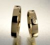 4 mm-es Sárga arany Karikagyűrű pár VD15S