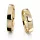 4 mm-es Sárga arany Karikagyűrű pár VD16S