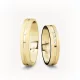 4 mm-es Sárga arany Karikagyűrű pár VD29S
