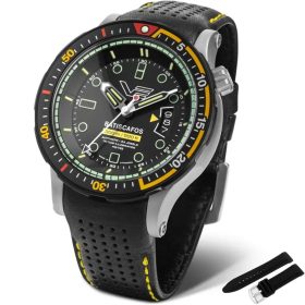 Vostok Europe Batiscafos NH35-511E767 férfi búváróra – fekete számlap, tritium világítás, VE DryBox tok