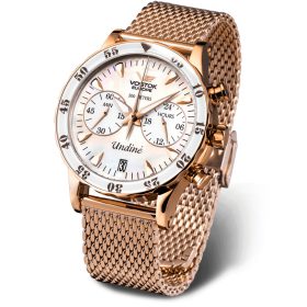 Vostok-Europe Undiné Rosegold Mesh női karóra - 515B528-B