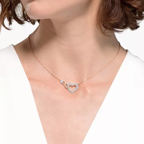 Swarovski 5521040 Infinity Nyaklánc-Fülbevaló Szett