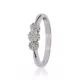 Fehér arany gyémánt köves gyűrű 56363