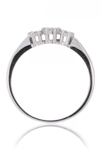 Fehér arany gyémánt köves gyűrű 56363