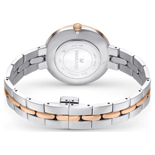 Swarovski Cosmopolitan női karóra 5644081 – rozéarany-ezüst tok és szíj, kristály díszítés