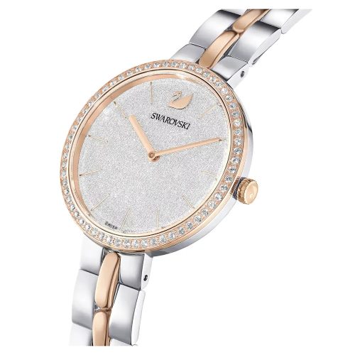 Swarovski Cosmopolitan női karóra 5644081 – rozéarany-ezüst tok és szíj, kristály díszítés