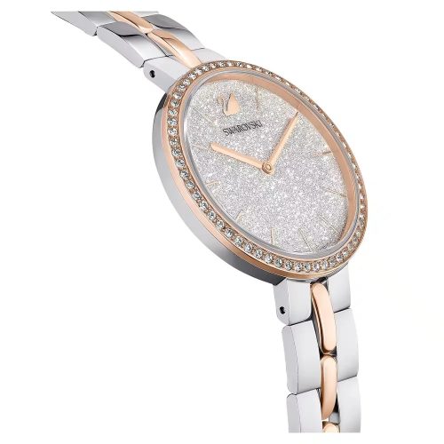 Swarovski Cosmopolitan női karóra 5644081 – rozéarany-ezüst tok és szíj, kristály díszítés