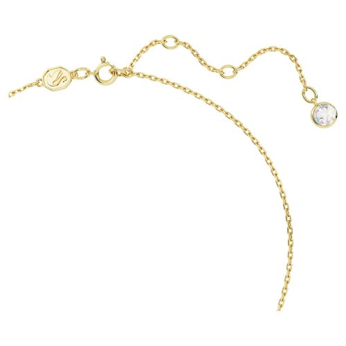 Swarovski Chroma női nyaklánc – arany tónusú lánc, zöld kristály medál