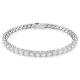 Swarovski Matrix Tennis fehér kristályos karkötő elegáns kivitelben