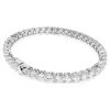 Swarovski Matrix Tennis fehér kristályos karkötő elegáns kivitelben