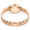 Swarovski Crystal Rock Oval női karóra – kék kristály karkötő, rozéarany tok