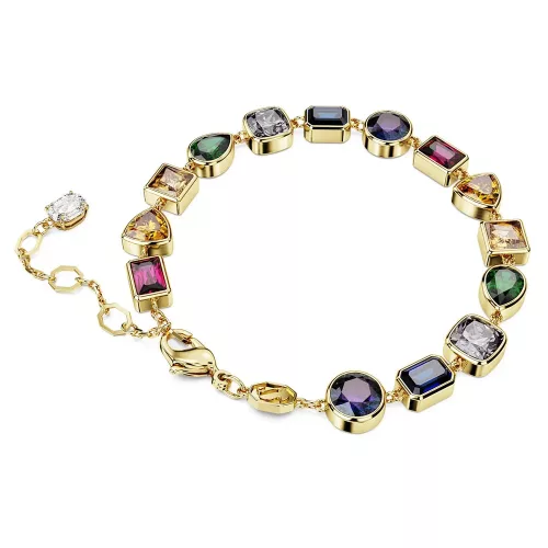 Swarovski Imber női karkötő – arany tónusú bevonat, többszínű kristályok