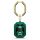 Swarovski kulcskarika 5666643 – zöld kristály, vegyes fém felület
