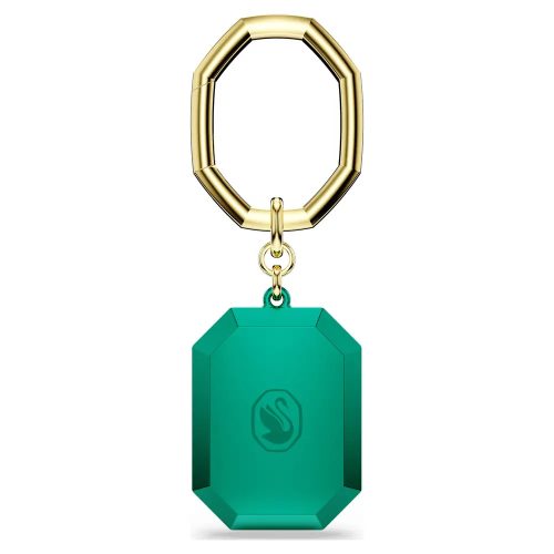 Swarovski kulcskarika 5666643 – zöld kristály, vegyes fém felület